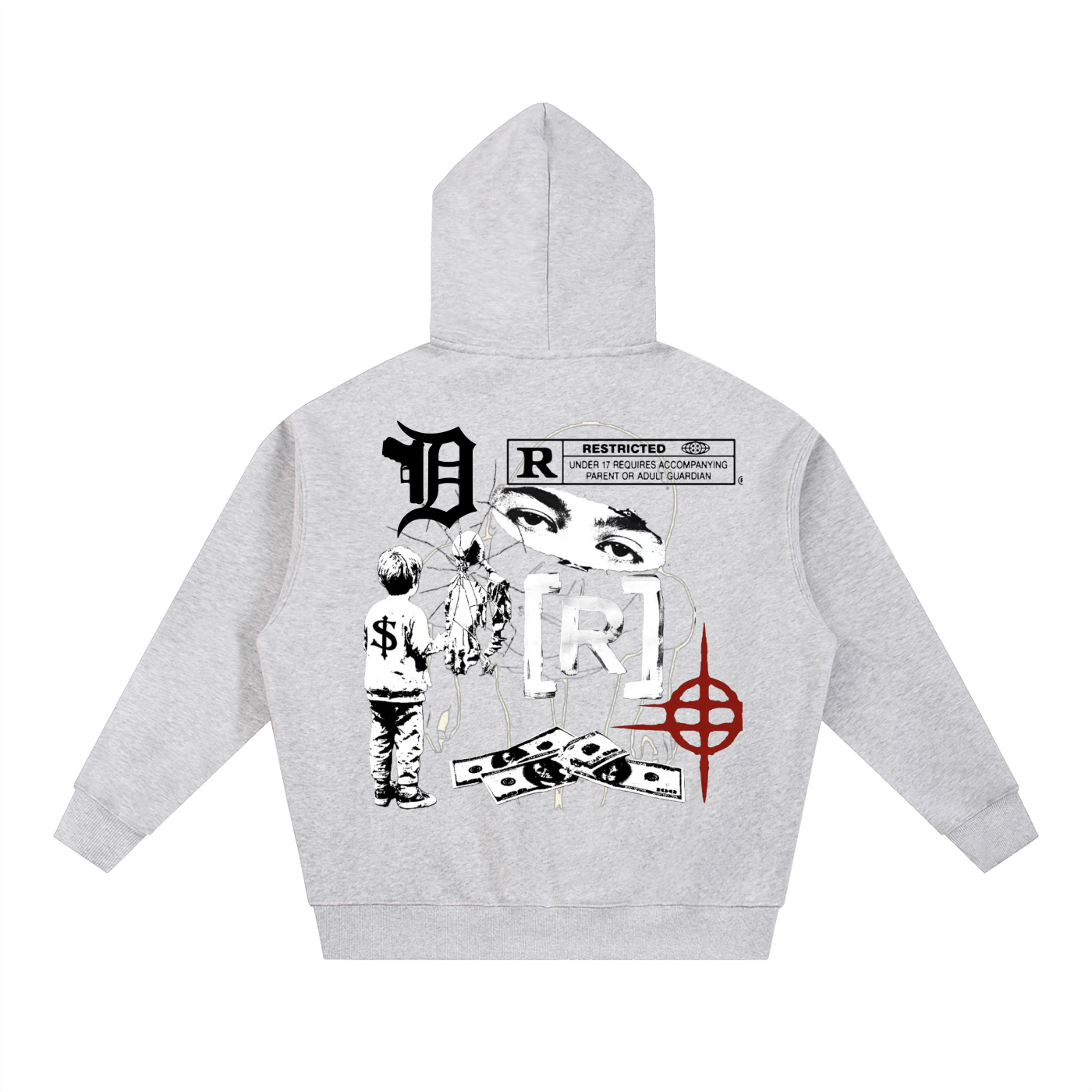 TMW Essential Oversized Fleece Boxy Hoodie