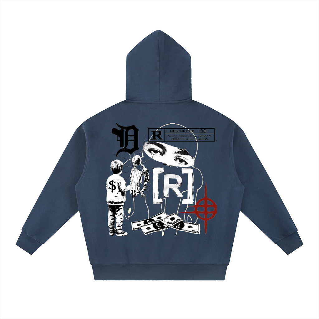 TMW Essential Oversized Fleece Boxy Hoodie
