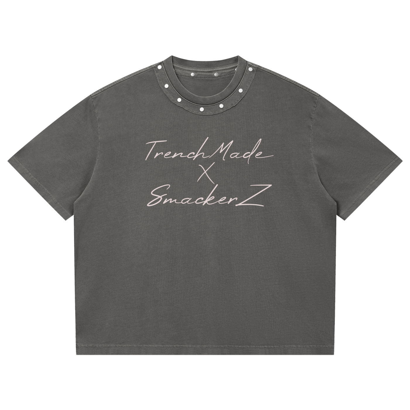 Unisex Washed Boxy Studded TMW1 T-Shirt