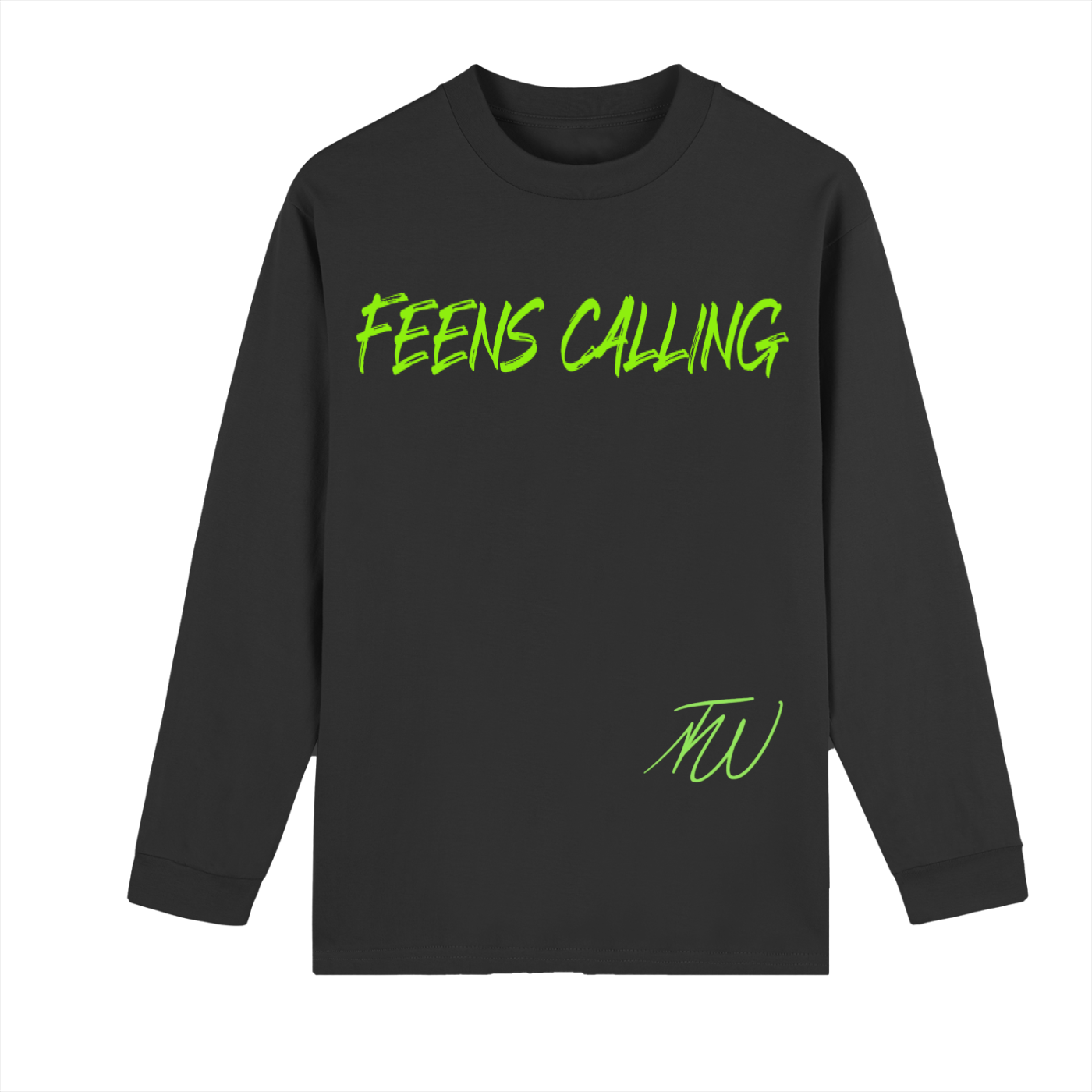 Men’s Crew Neck Drop Shoulder Long Sleeve Shirt