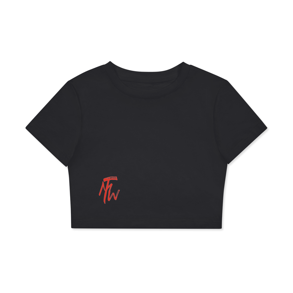 Woman’s Fitted Crop Cotton T-Shirt
