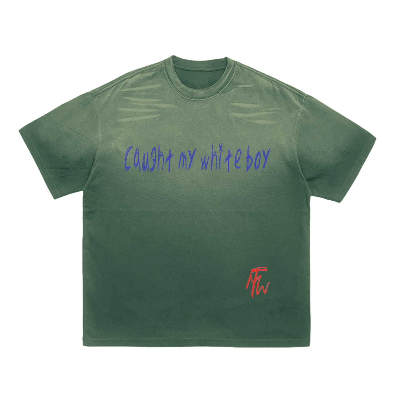 Tiger Stripe Gradient Washed T-Shirt