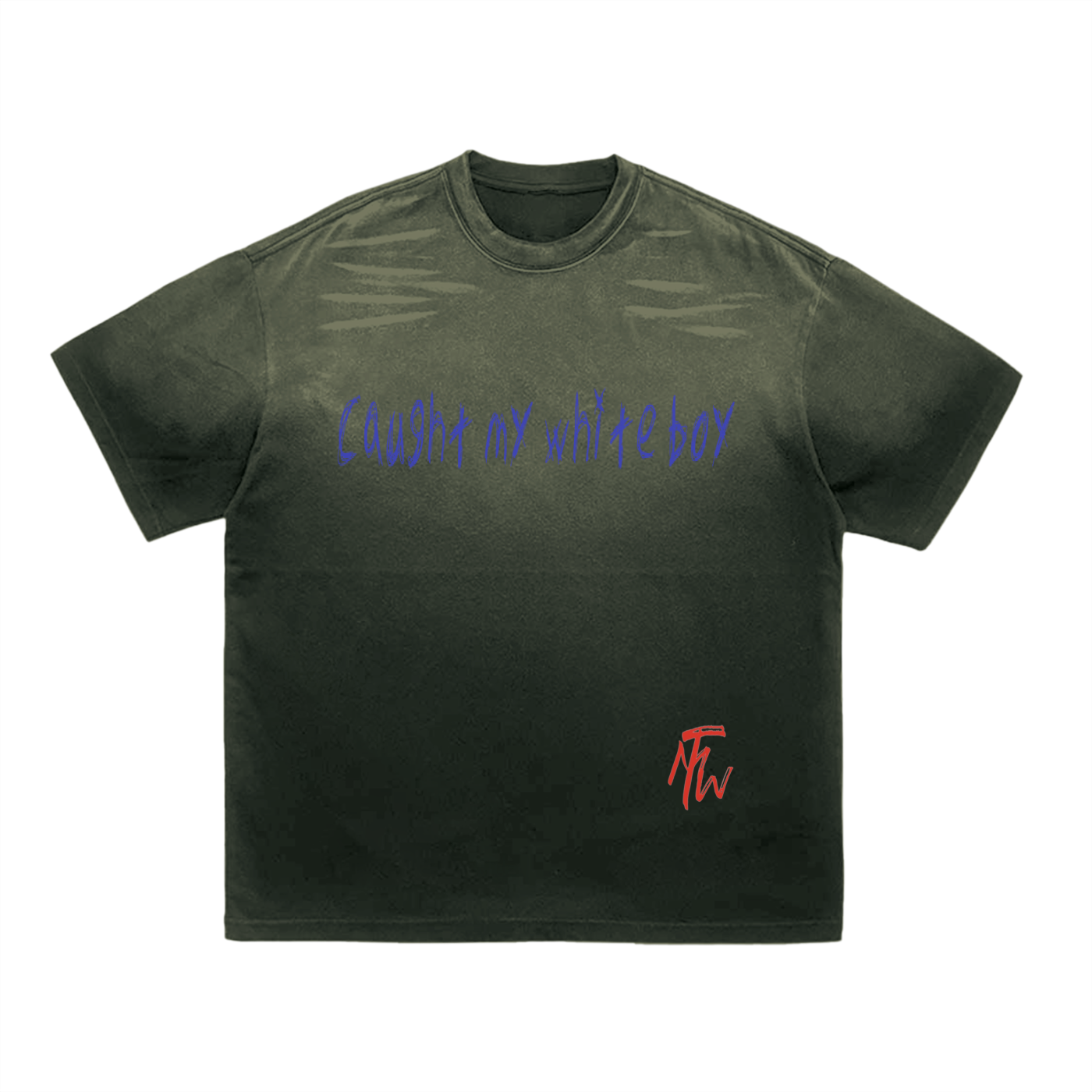 Tiger Stripe Gradient Washed T-Shirt