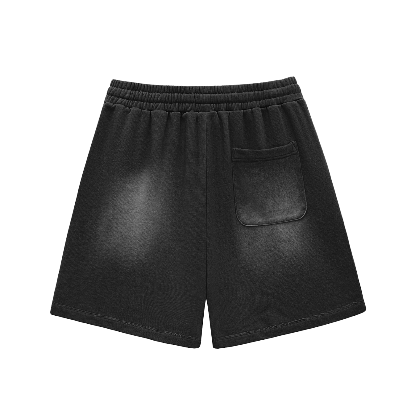 Men’s Sun Fade Raw Edge Cotton Shorts