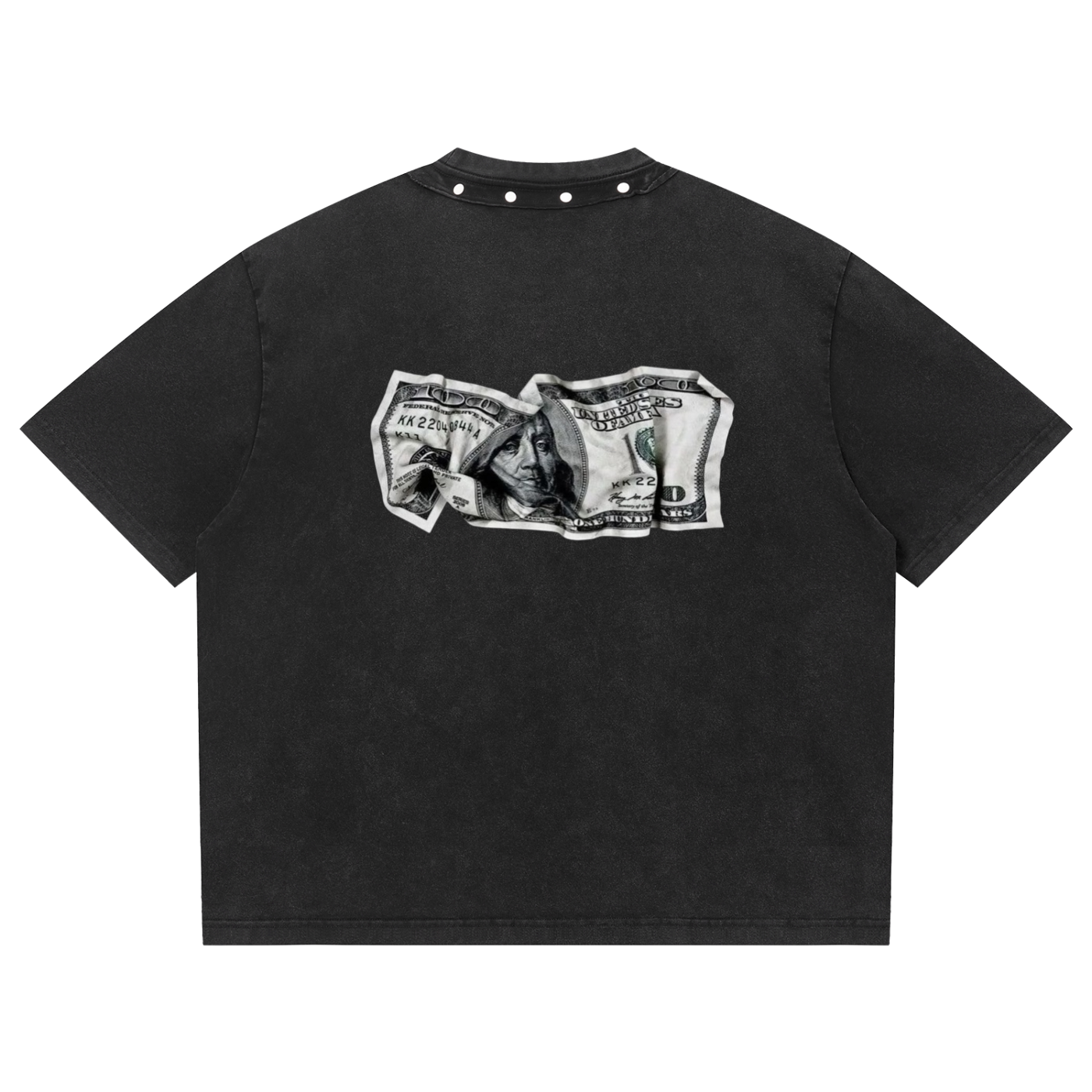 Unisex Washed Boxy Studded TMW1 T-Shirt