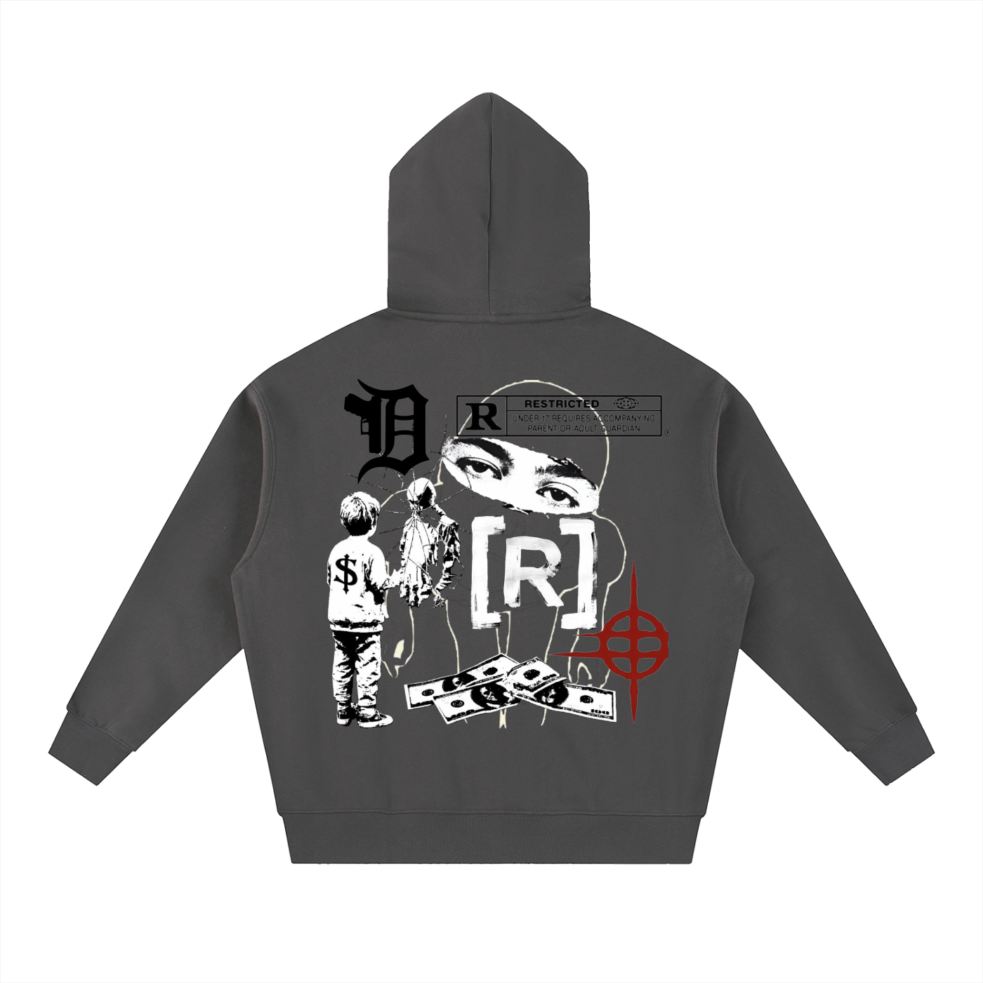 TMW Essential Oversized Fleece Boxy Hoodie