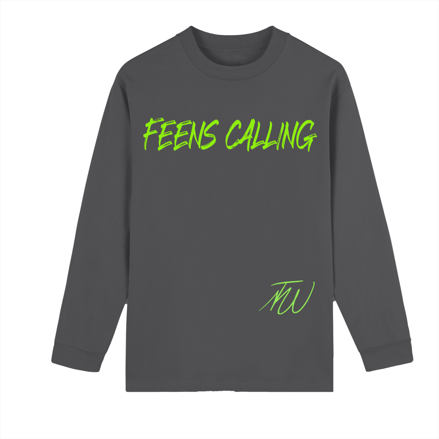 Men’s Crew Neck Drop Shoulder Long Sleeve Shirt