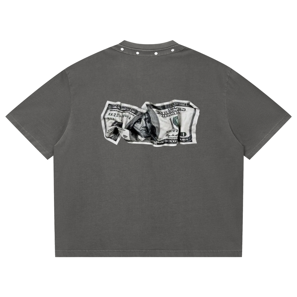 Unisex Washed Boxy Studded TMW1 T-Shirt